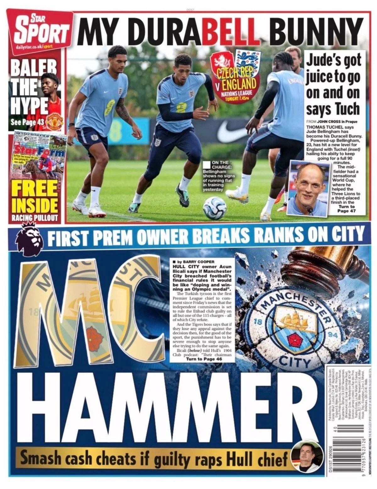 Daily Star back page