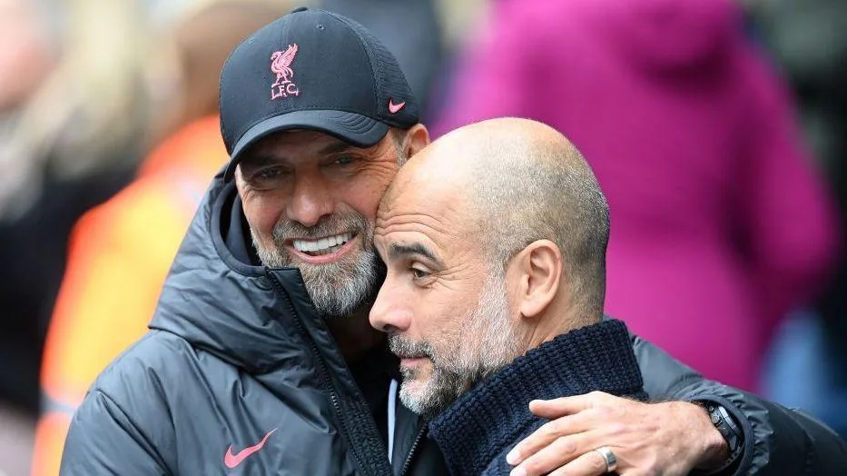 Former Liverpool and Manchester City managers Jurgen Klopp and Pep Guardiola oversawnthe great domestic rivalry of recent years.