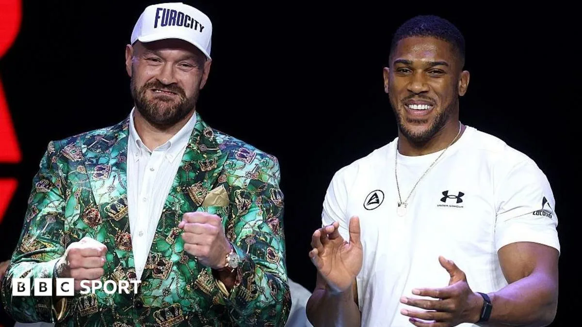 Respect and laughs as Fury and Joshua face off