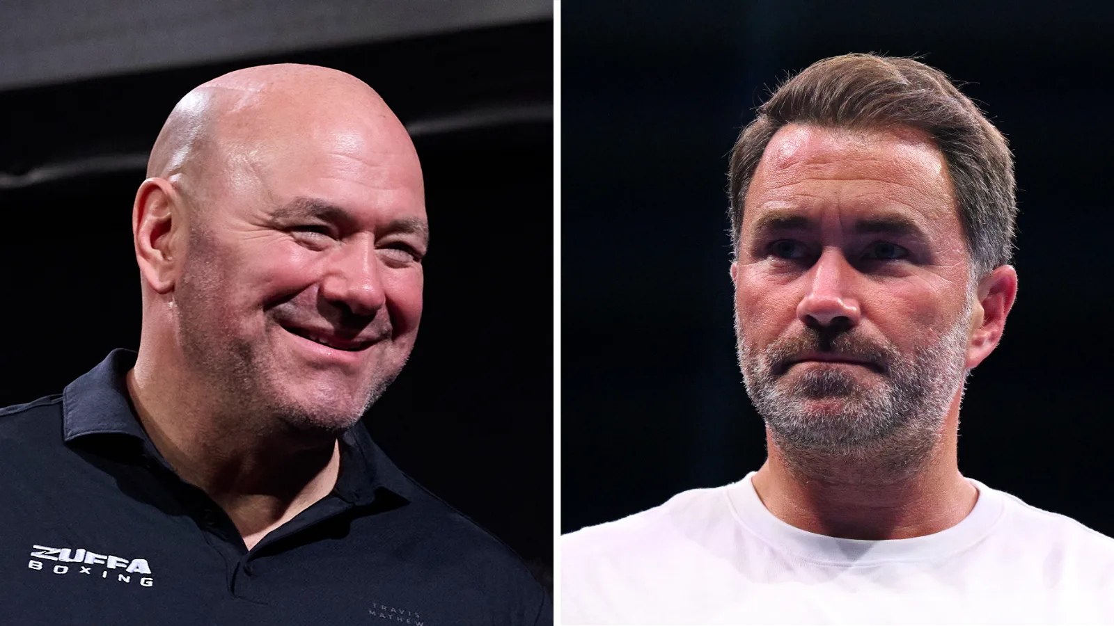 Dana White and rival promoter Eddie Hearn