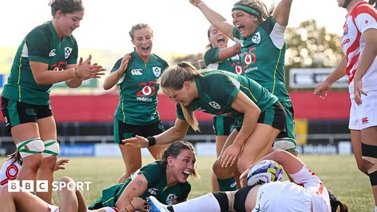 Seven-try Ireland seal consecutive wins over Japan