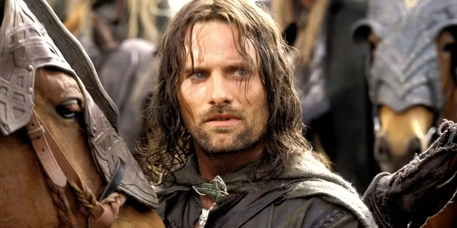 Viggo Mortensen as Aragorn in The Lord of the Rings: The two Towers
