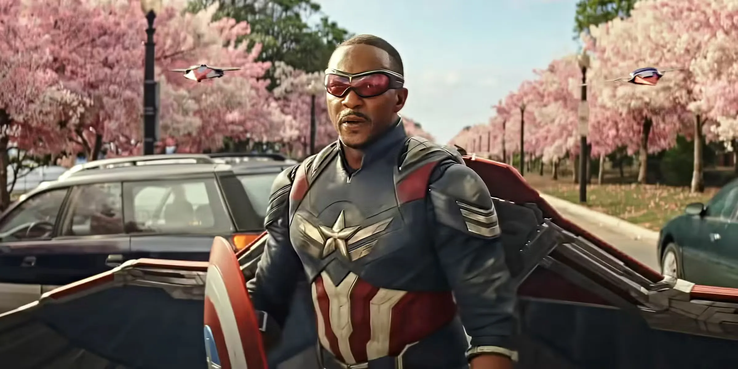 Anthony Mackie as Sam Wilson in Captain America: Brave New World