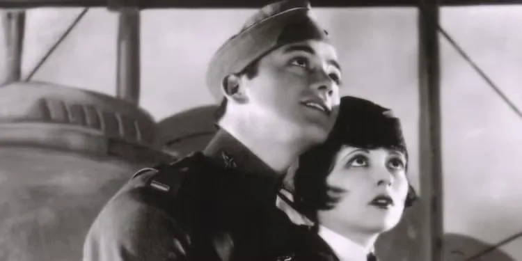 Clara Bow and Charles Rogers in Wings