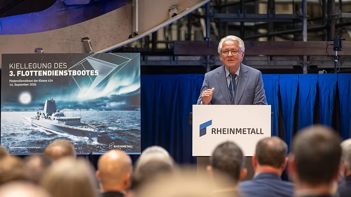Armin Papperger, CEO of arms manufacturer Rheinmetall