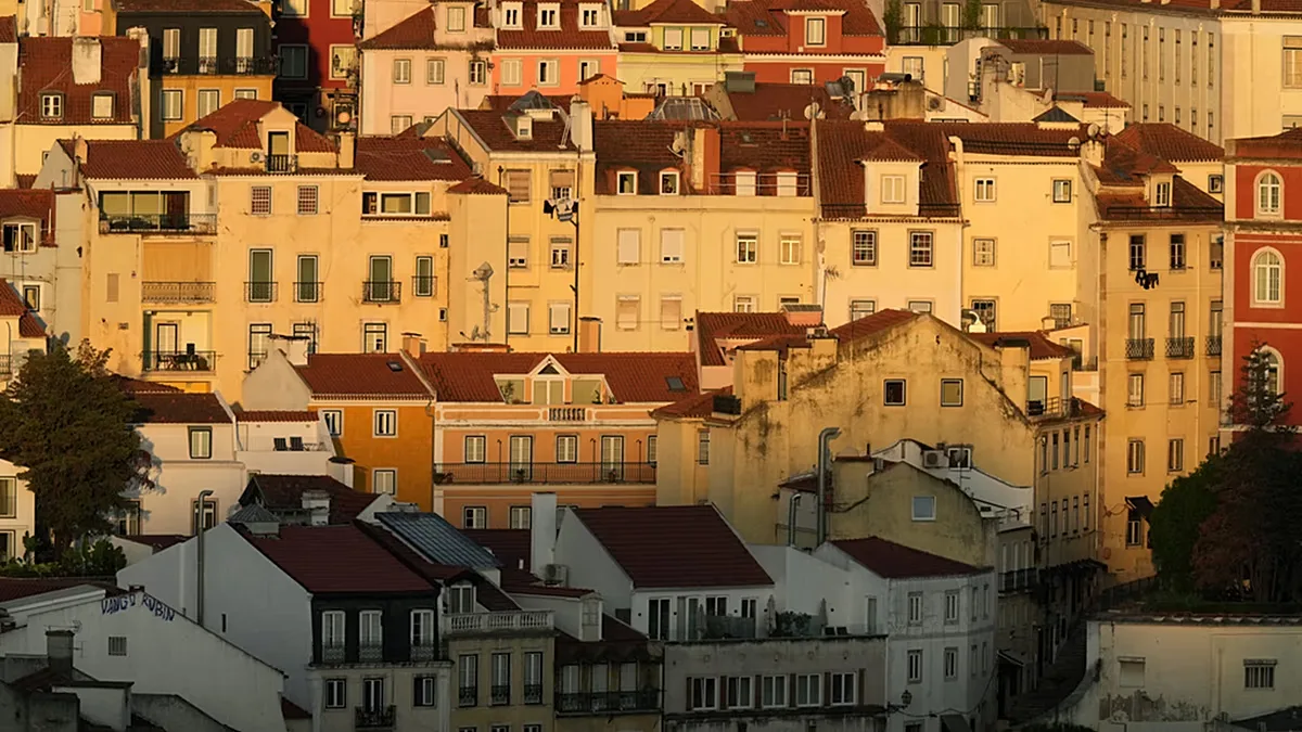Houses in downtown Lisbon, 30 July 2026