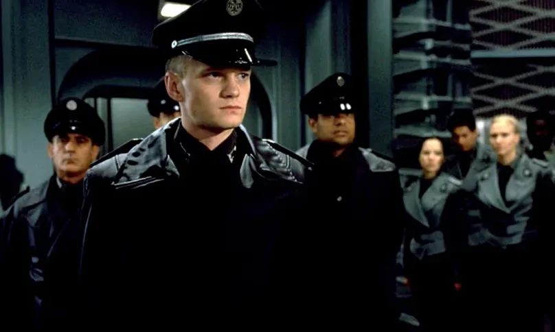 Scene from Starship Troopers