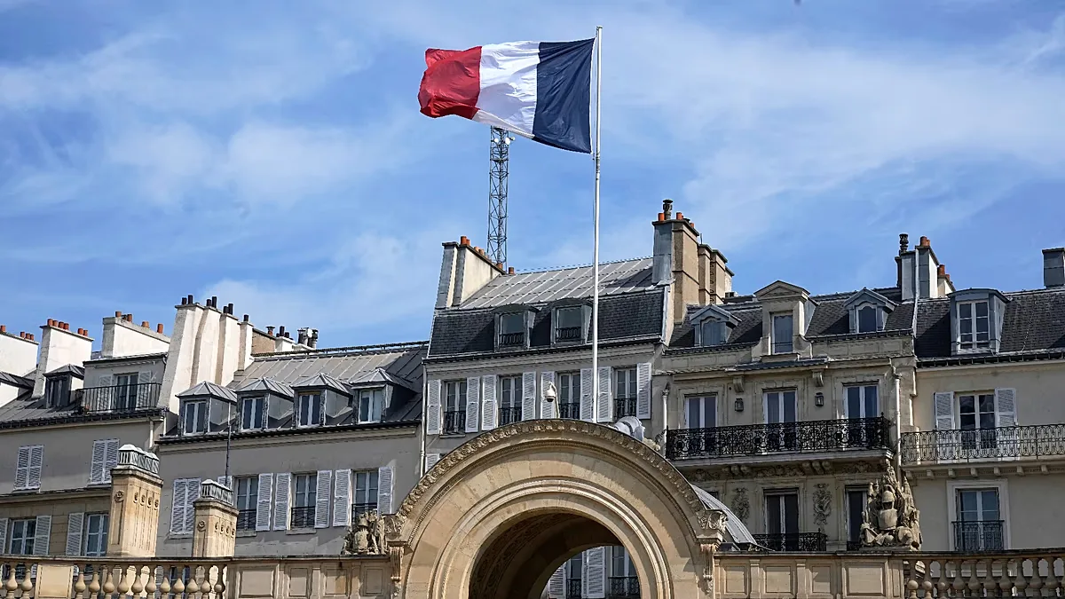 Fitch maintains France's A+ rating but lowers its outlook.