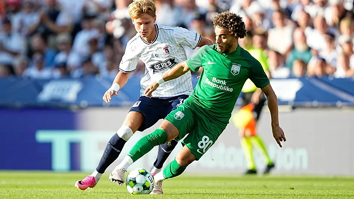 FILE: Sabah's Akim Zedadka drives the ball during the UEFA Champions League 3rd qualifying round 1st match against Aarhus GF, in Randers, 5 August 2026