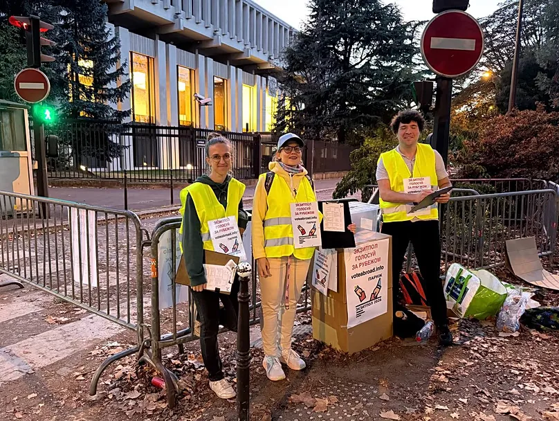 Volunteers from