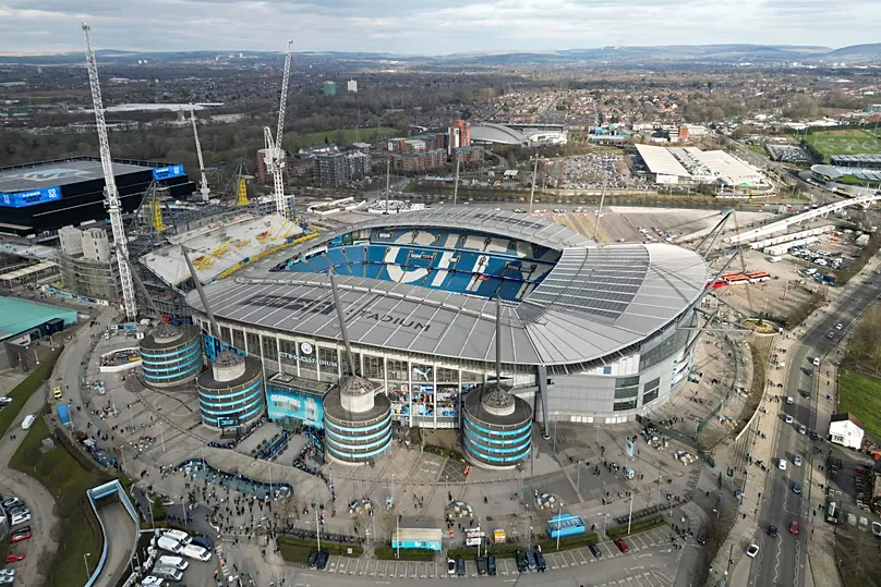 A general view of the Etihad Stadium.