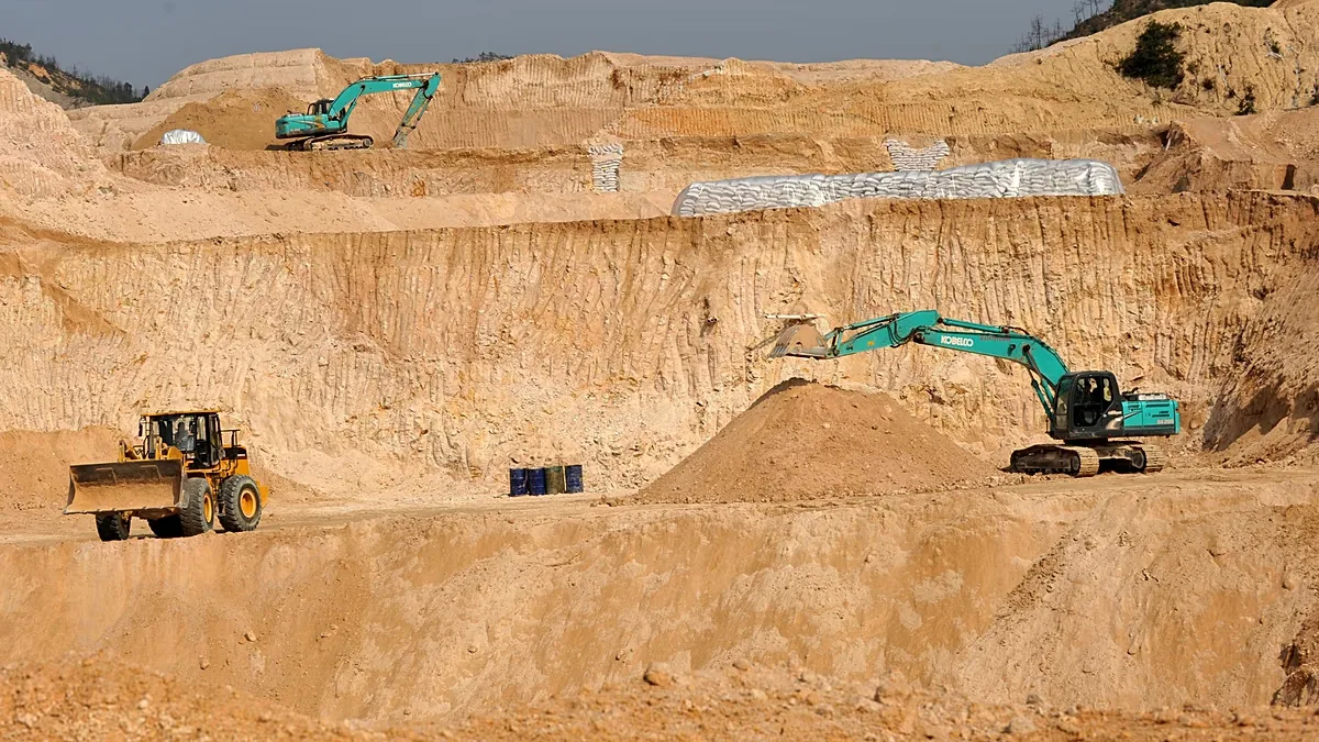 China blocked exports of rare earths in 2025.