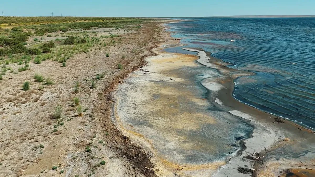 Dengizkul Lake in Uzbekistan’s Bukhara region