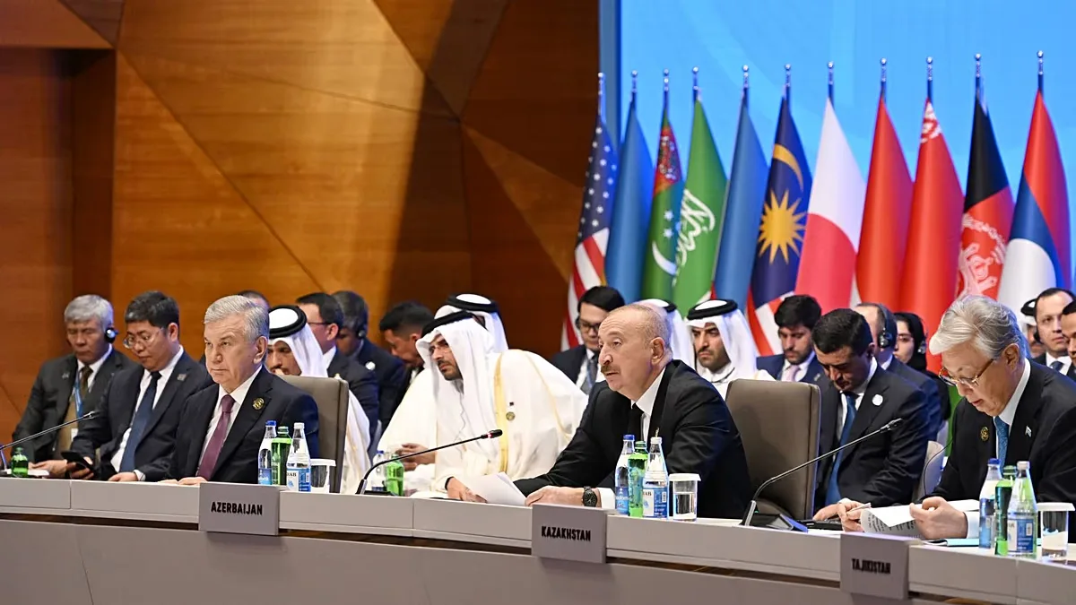 The 7th Summit of the Conference on Interaction and Confidence Building Measures in Asia (CICA) took place on October 15, 2026, in Baku, Azerbaijan