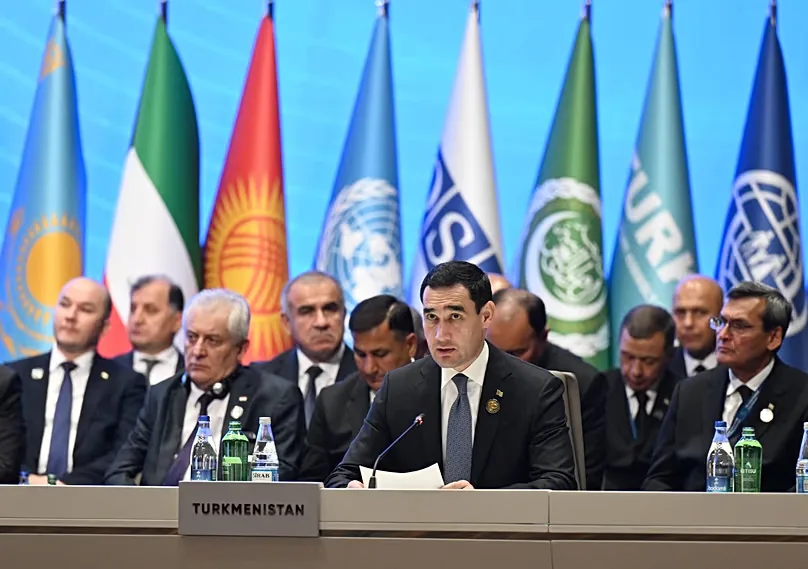 President of Turkmenistan, Serdar Berdimuhamedow (Serdar Berdimuhammedov), during CICA Summit in Baku, Azerbaijan