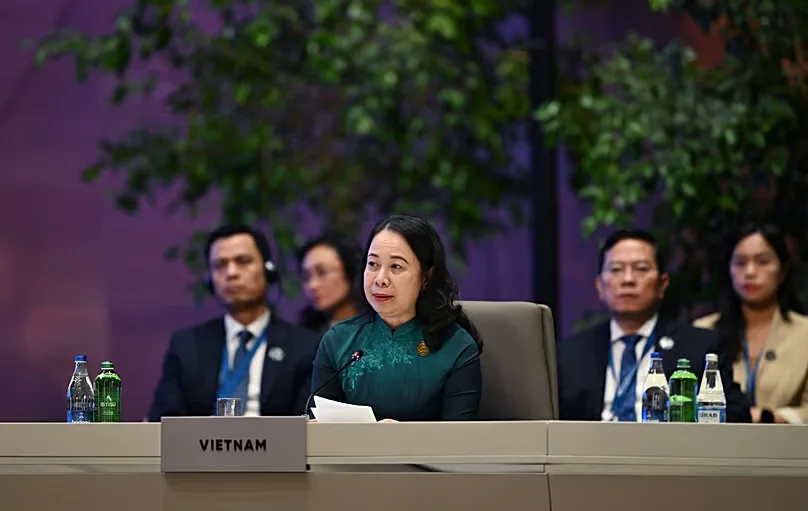 Vietnamese Vice President Võ Thị Ánh Xuân, during CICA Summit in Baku, Azerbaijan
