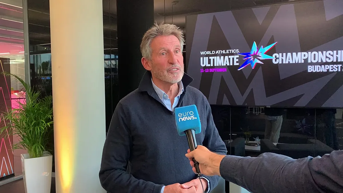 Sebastian Coe speaks to Euronews' Giannis Giagkinnis on the sidelines of the Ultimate Championship in Budapest