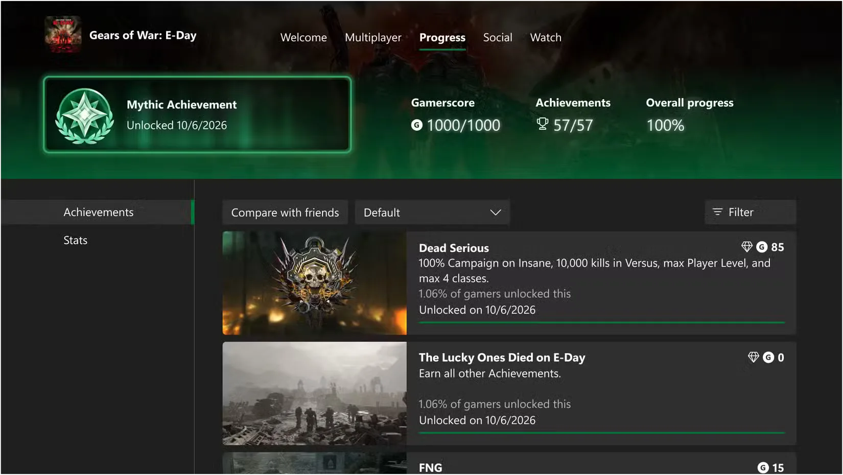 mythic achievement 2