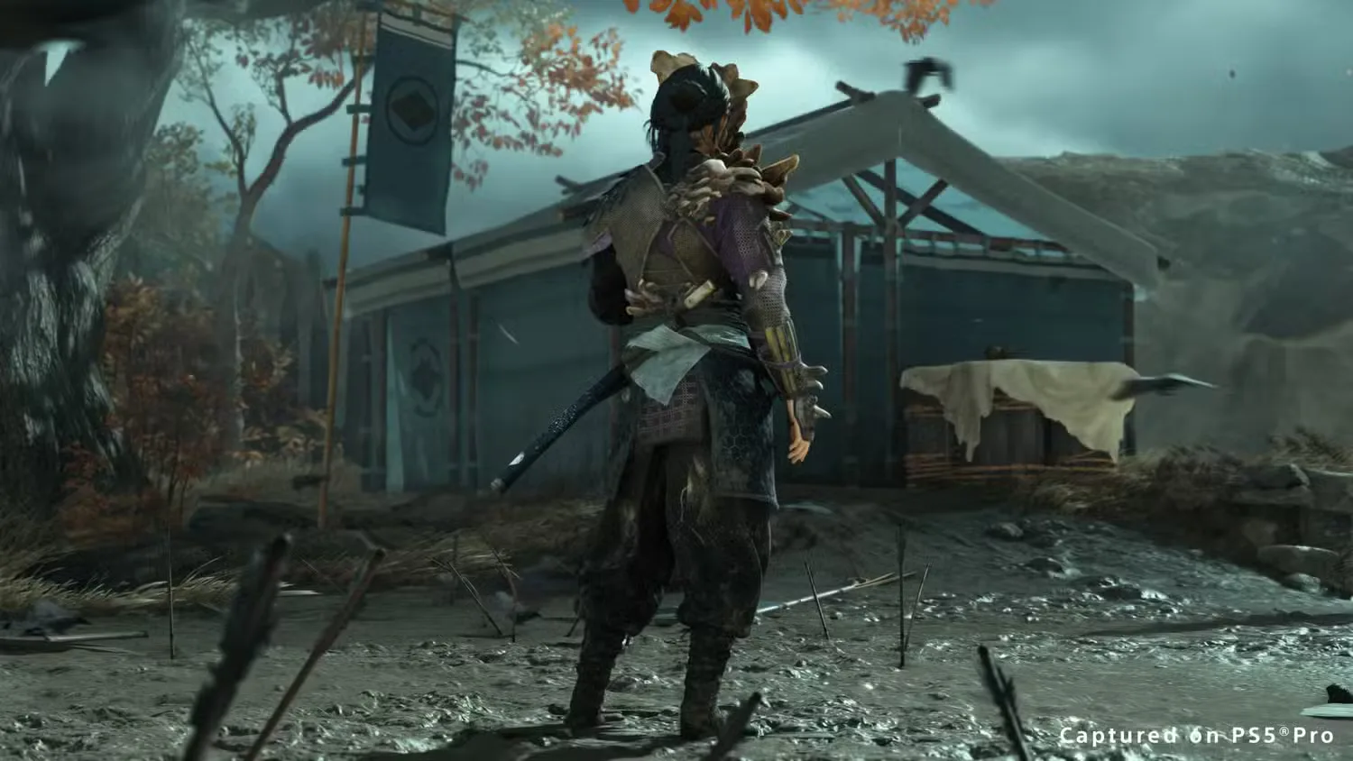 Armor in Ghost of Yotei inspired by The Last of Us' clicker enemies.
