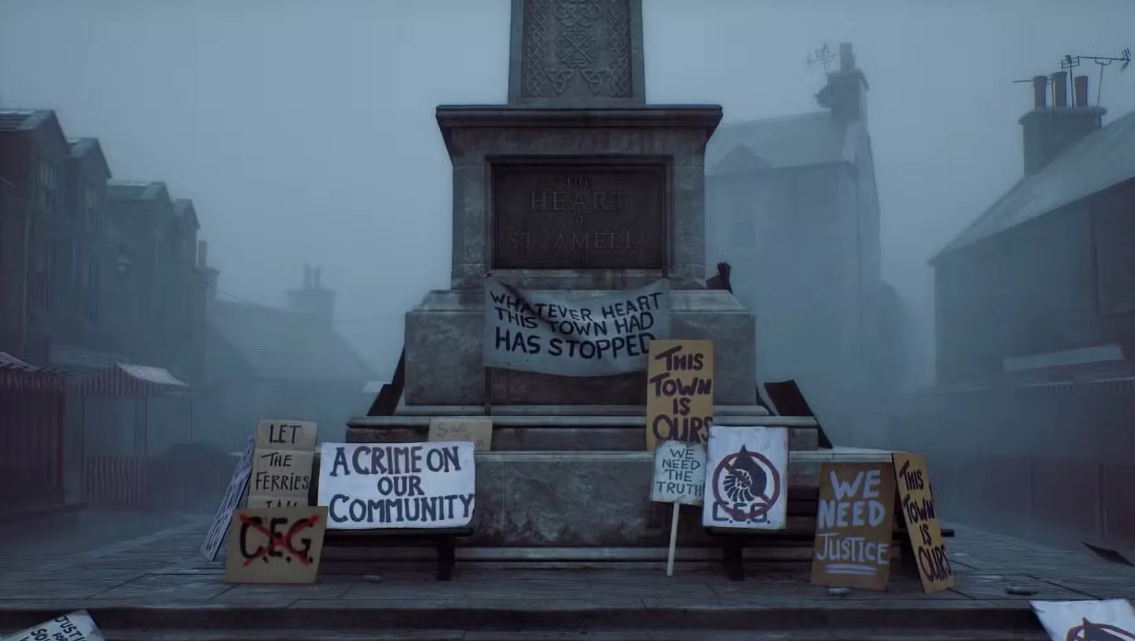 Silent Hill Townfall St Amelia square