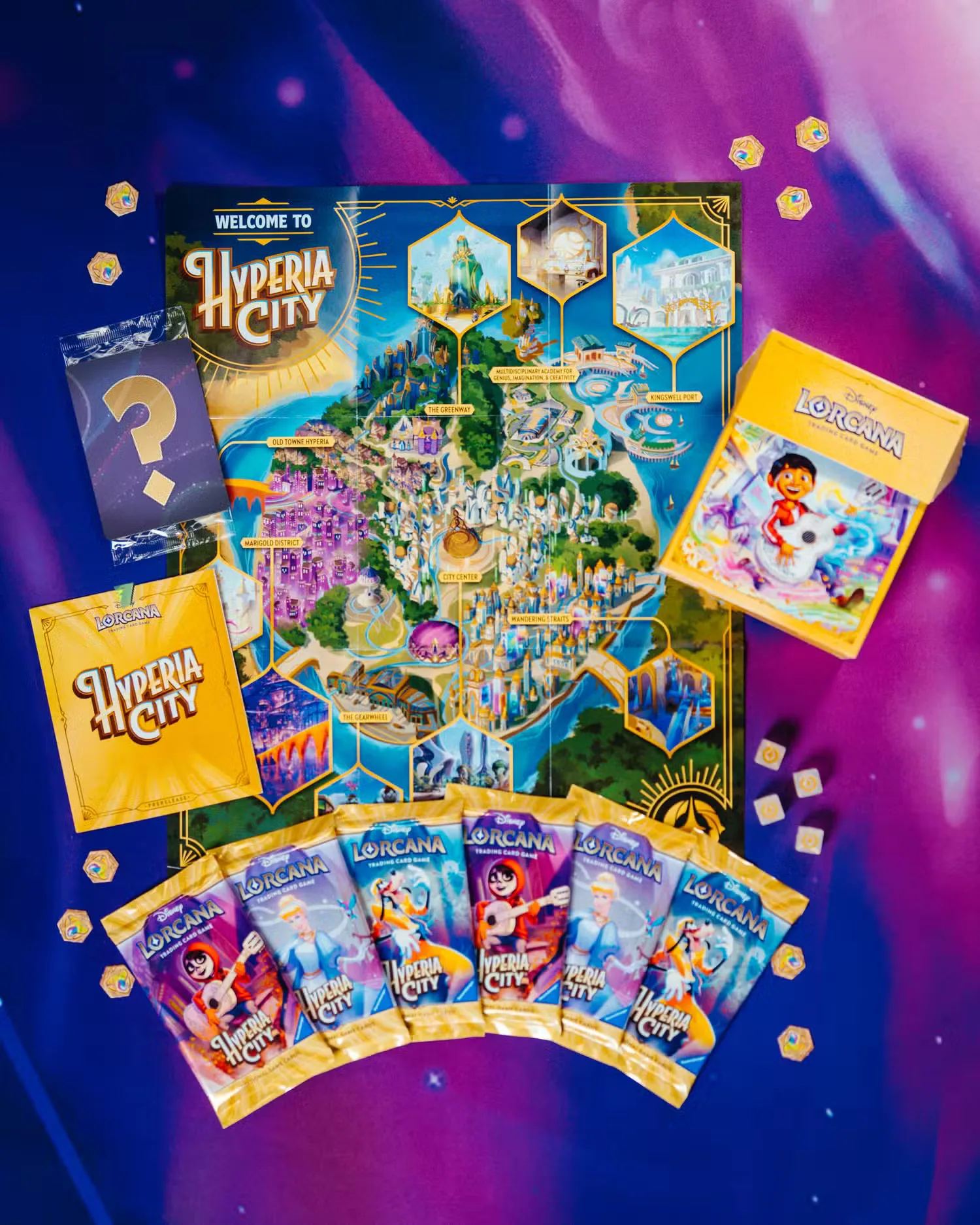 hyperia city disney lorcana map