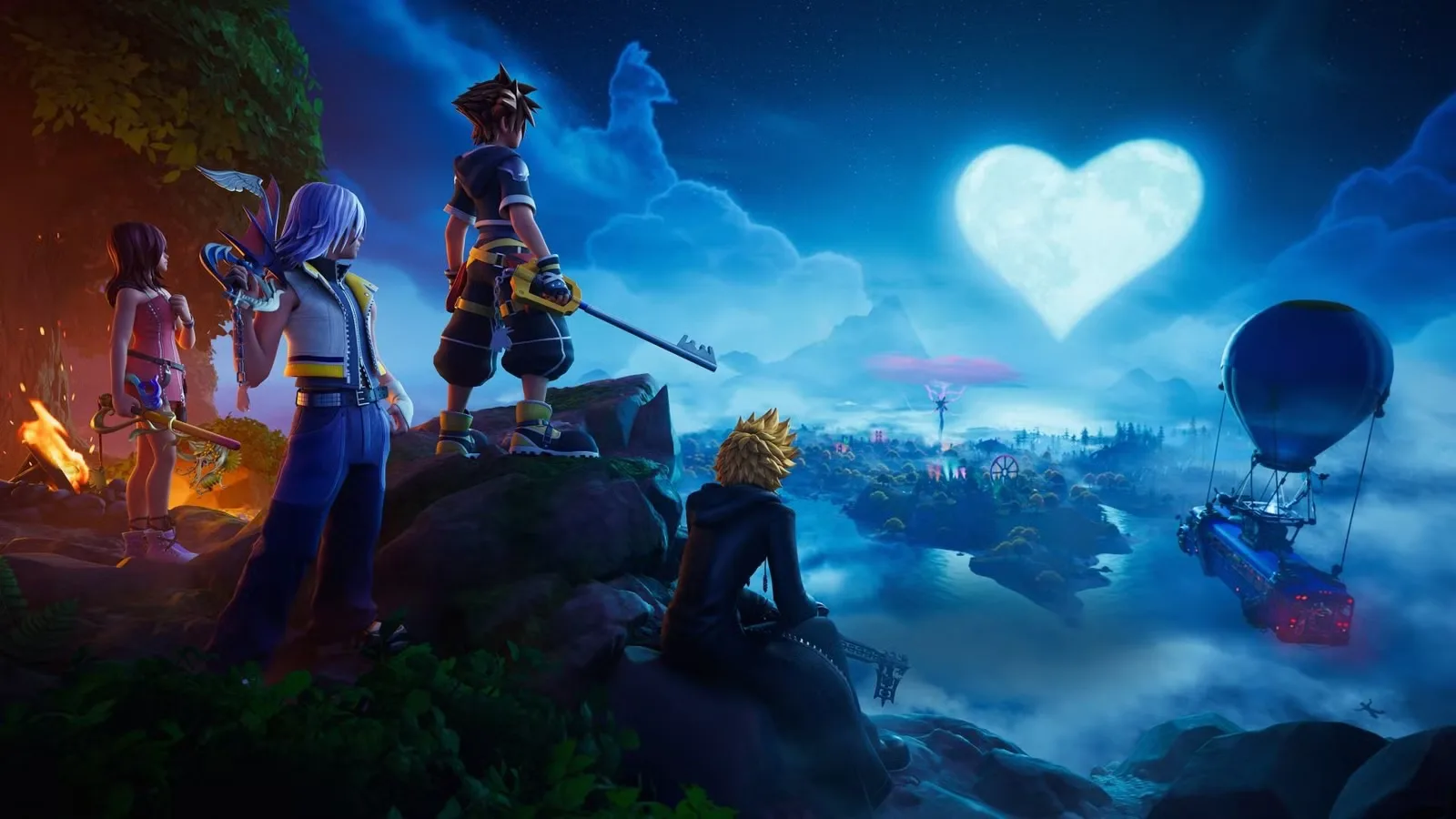 Kingdom Hearts and Cyberpunk Edgerunners officially join Fortnite in latest update