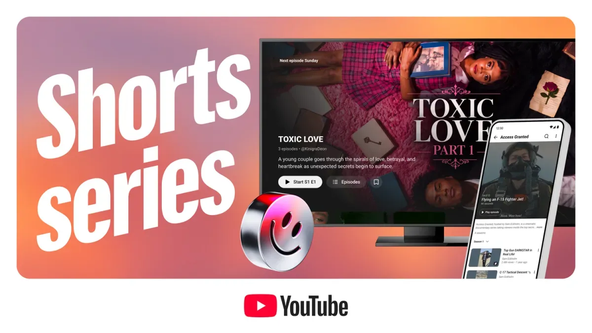 YouTube’s new ‘Shorts series’ feature brings episodic viewing to Shorts