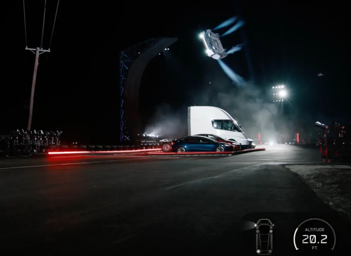 Tesla reveals SpaceX-powered Roadster that flies and falls with style