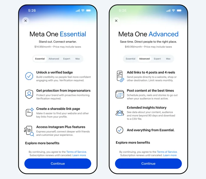 Meta expands subscription push with new AI-focused plans