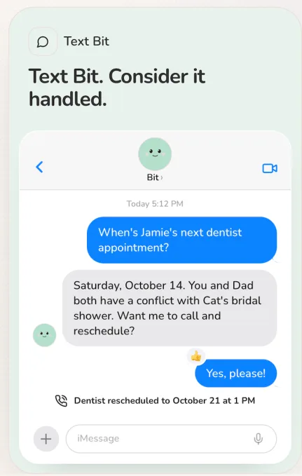 Here are the top AI agents that can live in your text messages