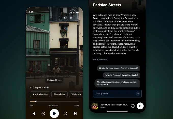 Audible’s new features let you explore book worlds — and use AI to talk to characters
