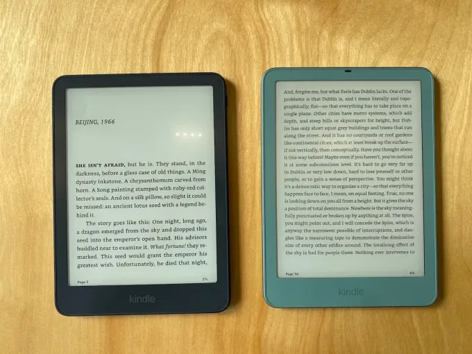 The new Kindle ditches the raised bezel in a push toward a smaller, lighter e-reader